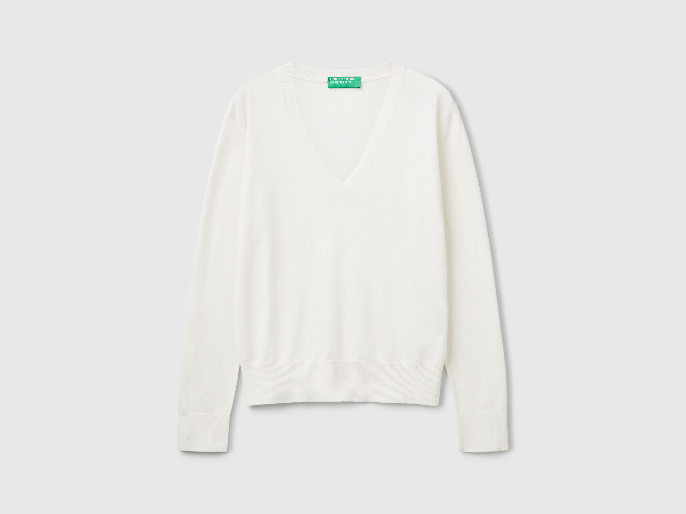 V NECK SWEATER L/S Mujer image number 5